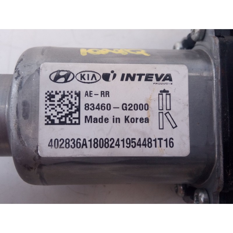 Recambio de elevalunas trasero derecho para hyundai ioniq hybrid referencia OEM IAM 83460G2000  