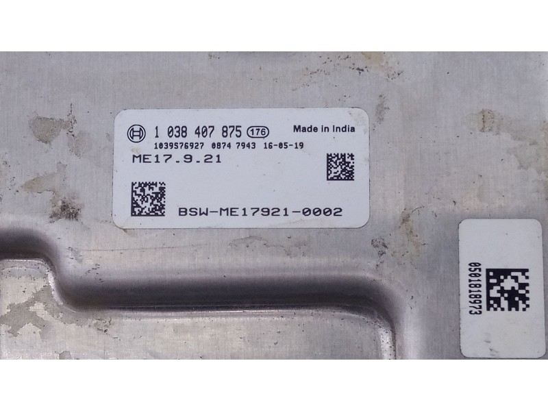 Recambio de centralita motor uce para hyundai i20 ii (gb, ib) 1.2 referencia OEM IAM 391F203GA0 0261S10773 