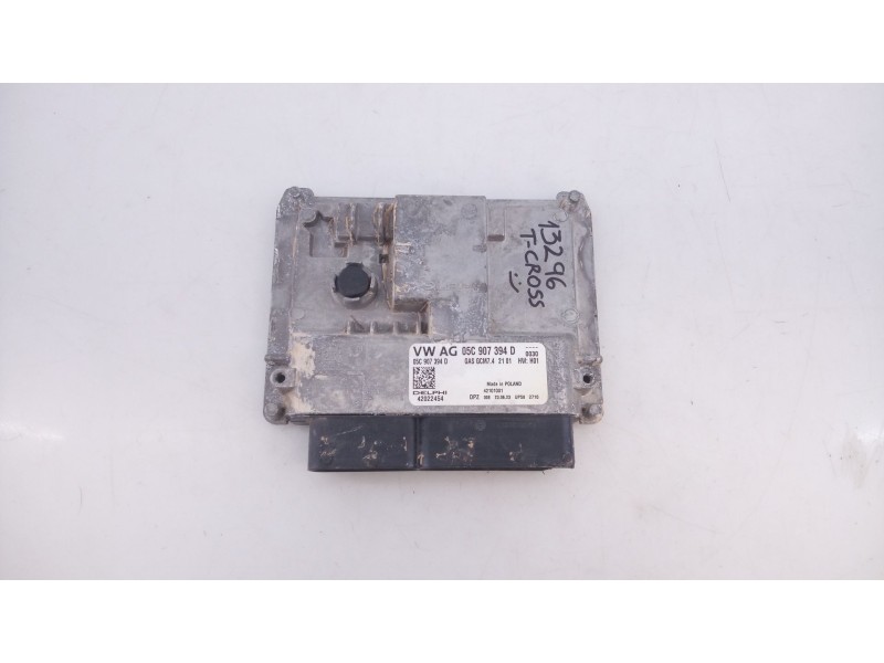Recambio de centralita motor uce para volkswagen t-cross (c11, d31) 1.0 tsi referencia OEM IAM 05C907394D 42022454 