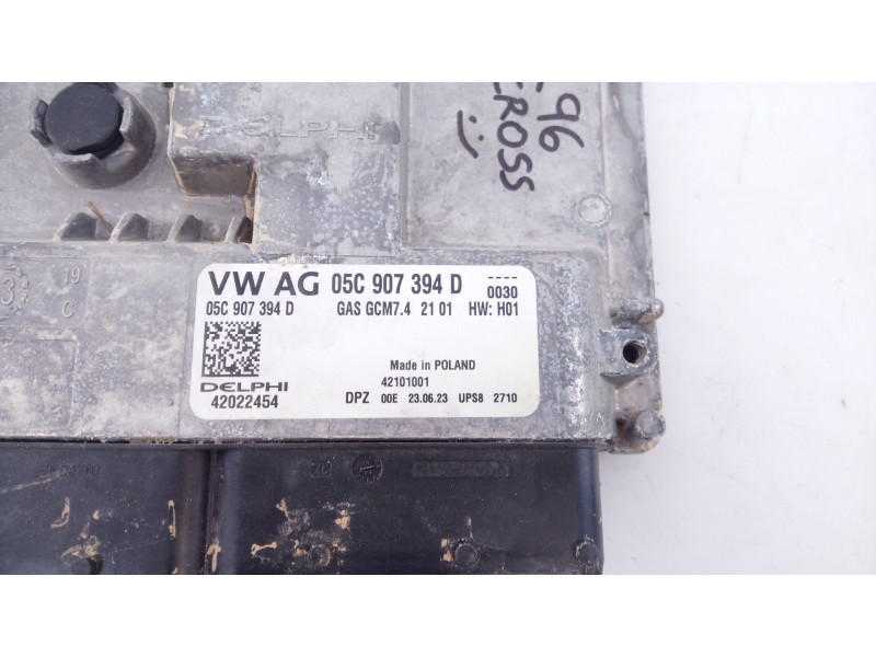 Recambio de centralita motor uce para volkswagen t-cross (c11, d31) 1.0 tsi referencia OEM IAM 05C907394D 42022454 