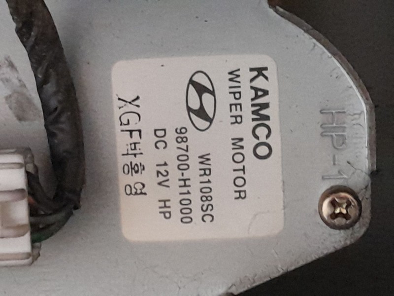 Recambio de motor limpia trasero para hyundai terracan (hp) 2.9 crdi 4wd referencia OEM IAM   