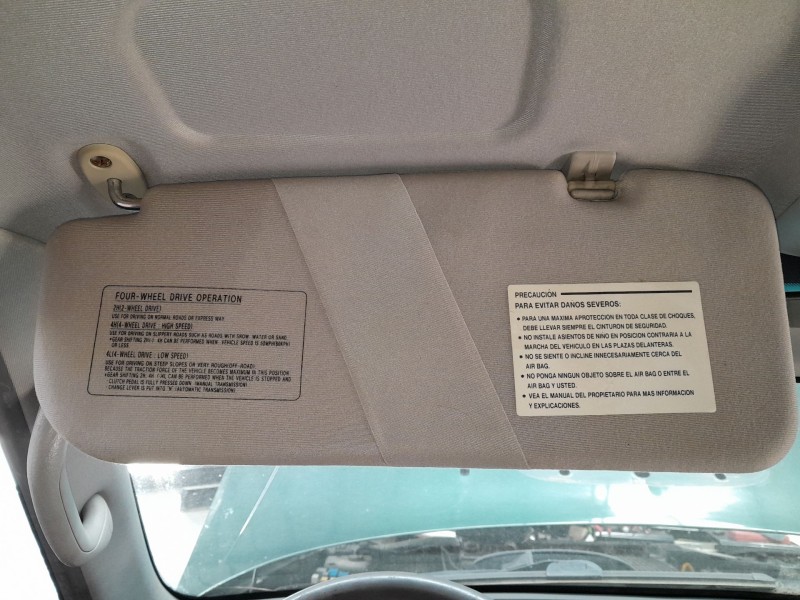 Recambio de parasol izquierdo para hyundai terracan (hp) 2.9 crdi 4wd referencia OEM IAM   