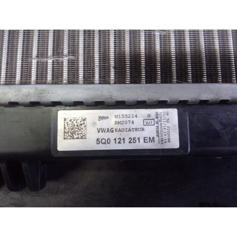 Recambio de radiador agua para audi q2 (gab) design edition referencia OEM IAM   