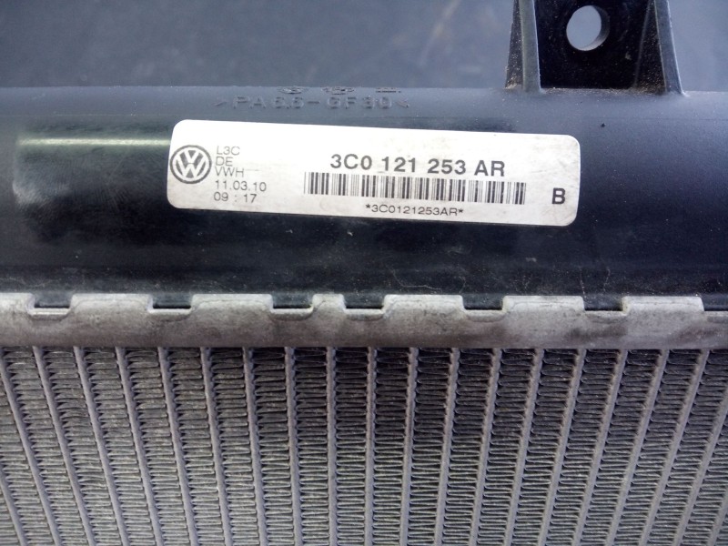 Recambio de radiador agua para volkswagen passat berlina (3c2) advance referencia OEM IAM 3C0121253AR  