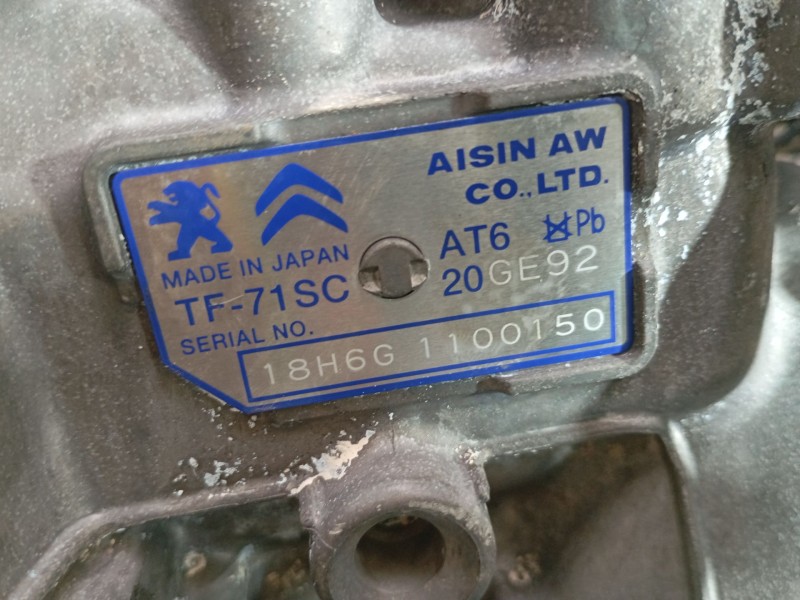 Recambio de caja cambios para peugeot 2008 i (cu_) 1.2 thp 110 / puretech 110 referencia OEM IAM 20GE92  