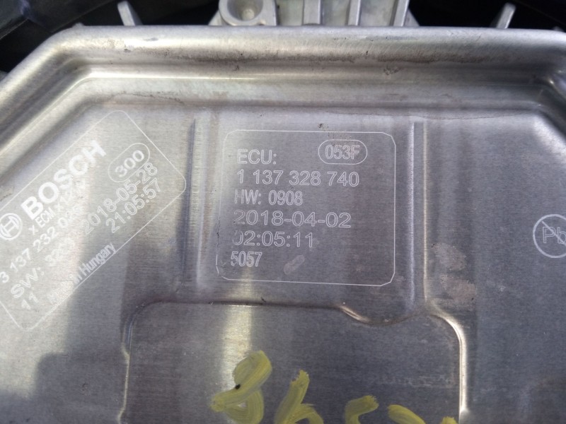 Recambio de electroventilador para hyundai ioniq hybrid referencia OEM IAM 1137328740  