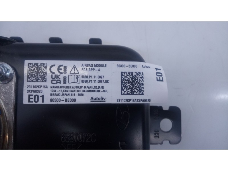 Recambio de airbag delantero derecho para hyundai kona 2 1.0 tgdi referencia OEM IAM   