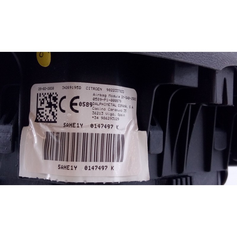 Recambio de airbag delantero izquierdo para citroën c5 aircross exclusive referencia OEM IAM   