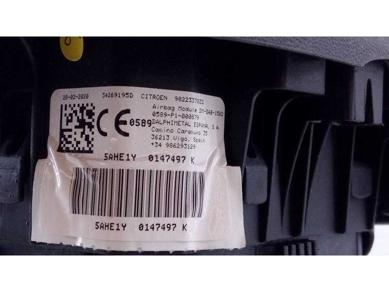 Recambio de airbag delantero izquierdo para citroën c5 aircross exclusive referencia OEM IAM   