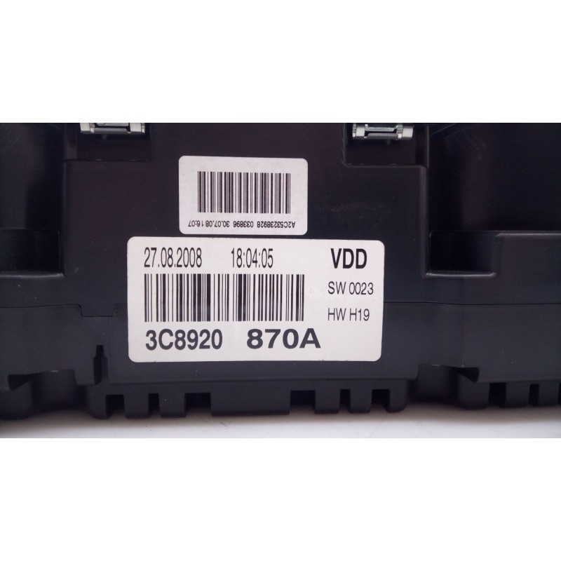 Recambio de cuadro instrumentos para volkswagen passat cc passat cc referencia OEM IAM 3C892087A  