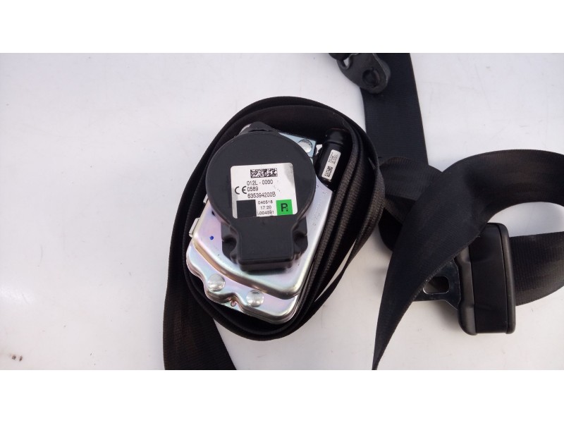 Recambio de cinturon seguridad delantero derecho para land rover range rover velar referencia OEM IAM 635394200B  