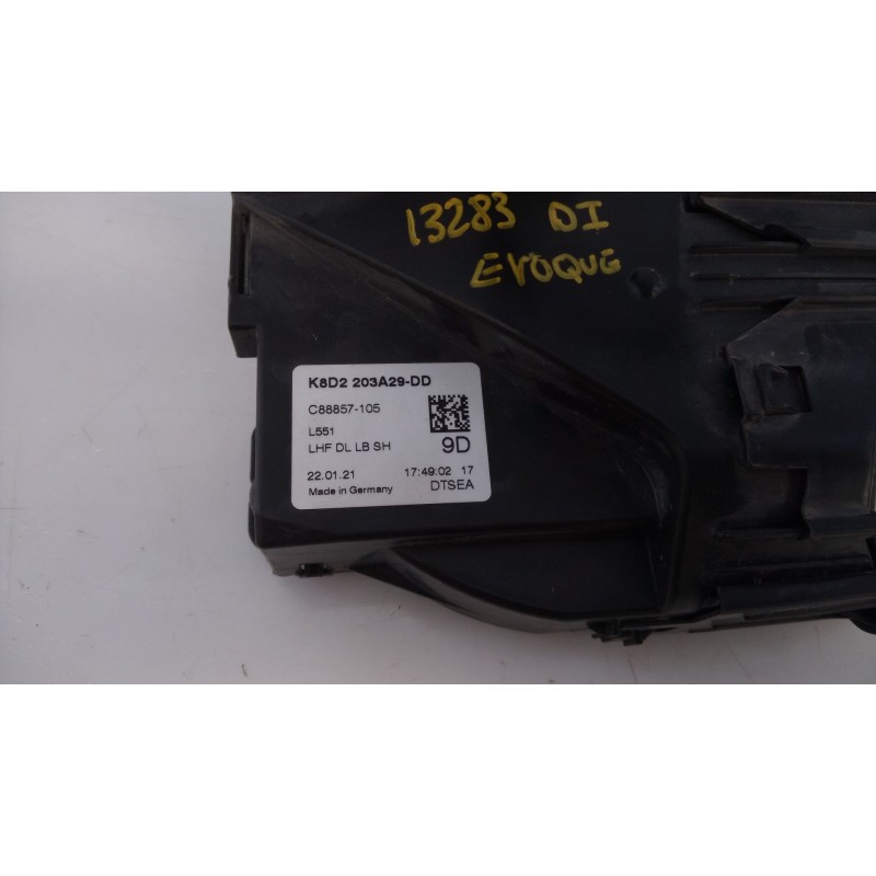 Recambio de cerradura puerta delantera izquierda para land rover range rover evoque (l551) 2.0 d165 referencia OEM IAM   