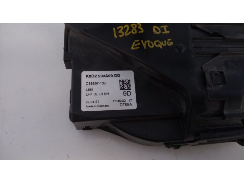 Recambio de cerradura puerta delantera izquierda para land rover range rover evoque (l551) 2.0 d165 referencia OEM IAM   