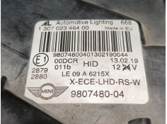 Recambio de faro derecho xenon para mini mini countryman (r60) cooper s referencia OEM IAM 980748004   2