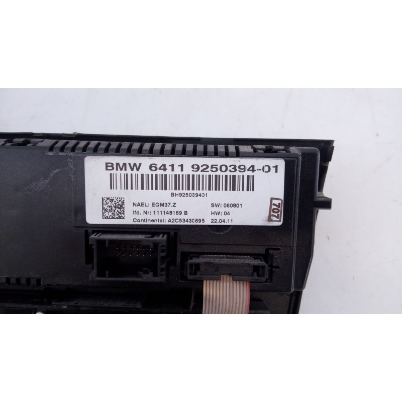 Recambio de mando climatizador para bmw serie 1 berlina (e81/e87) 116d referencia OEM IAM   