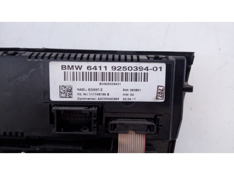 Recambio de mando climatizador para bmw serie 1 berlina (e81/e87) 116d referencia OEM IAM   