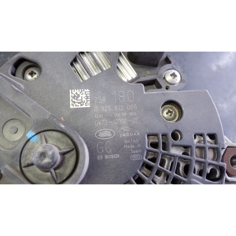 Recambio de alternador para jaguar xf pure referencia OEM IAM 0125812068  