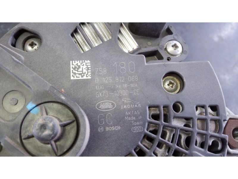Recambio de alternador para jaguar xf pure referencia OEM IAM 0125812068  