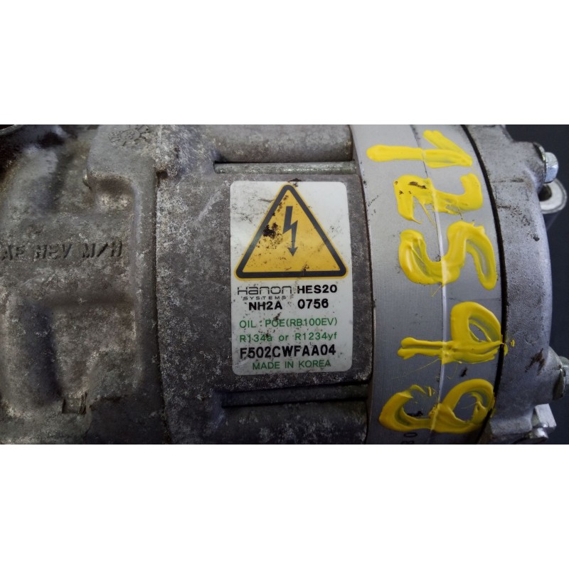 Recambio de compresor aire acondicionado para hyundai ioniq hybrid referencia OEM IAM F502CWFAA04  
