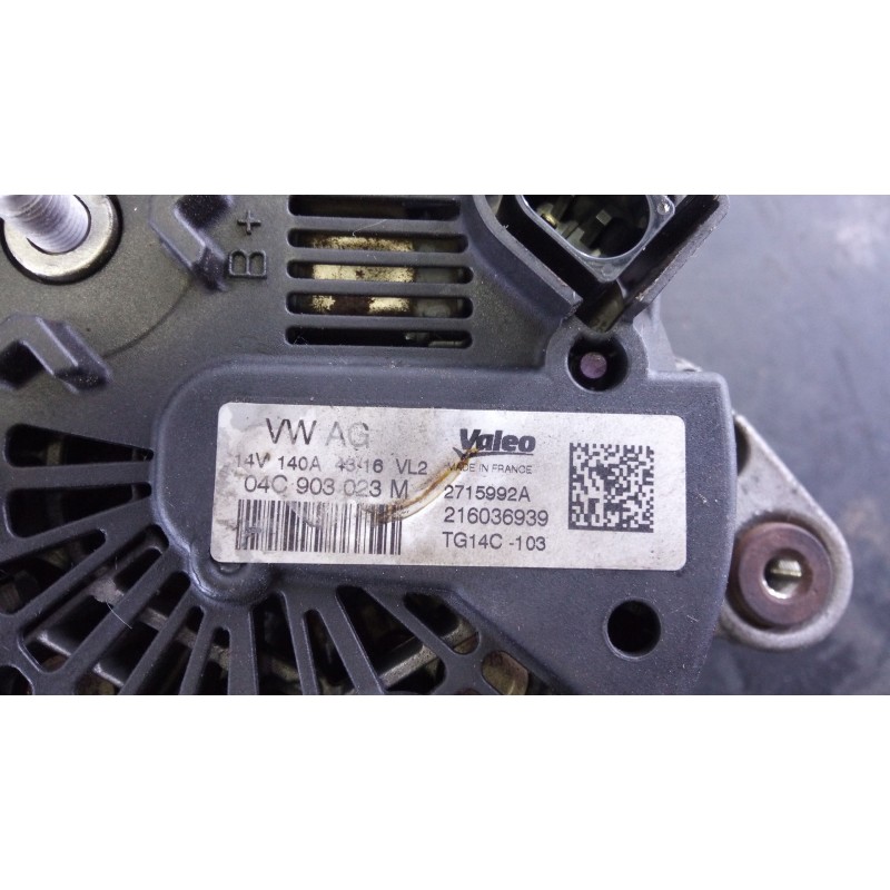 Recambio de alternador para audi q2 (gab) design edition referencia OEM IAM 04C903023M 2715992A 