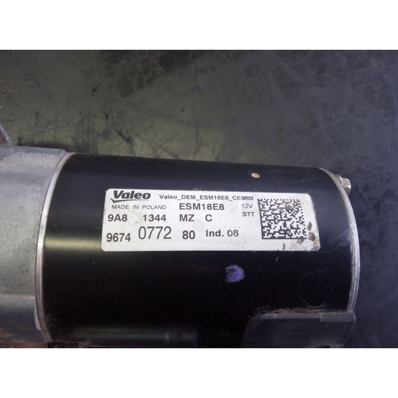 Recambio de motor arranque para peugeot 3008 gt line referencia OEM IAM   