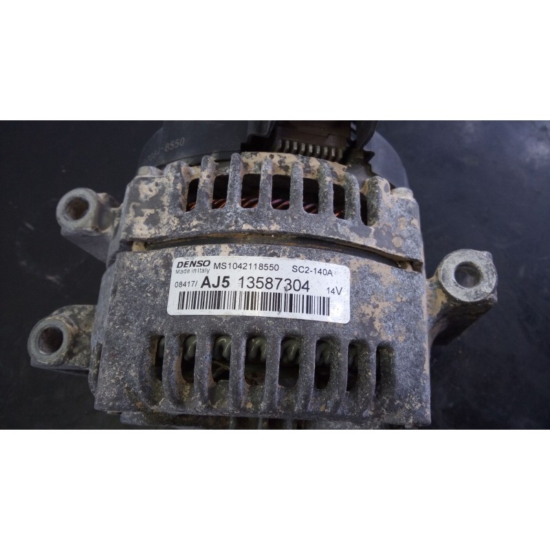 Recambio de alternador para opel insignia sports tourer selective referencia OEM IAM AJ513587304 MS1042118550 
