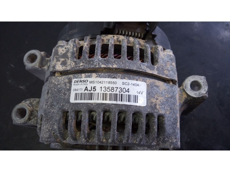 Recambio de alternador para opel insignia sports tourer selective referencia OEM IAM AJ513587304 MS1042118550 