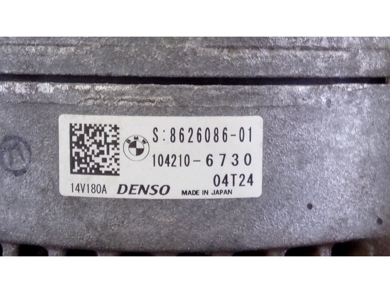 Recambio de alternador para bmw 1 (f20) 116 d referencia OEM IAM 862608601 1042106730 