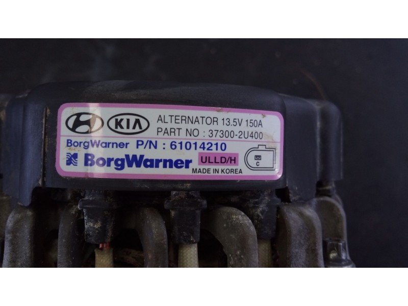 Recambio de alternador para hyundai tucson (nx4e, nx4a) 1.6 crdi referencia OEM IAM 373002U400  