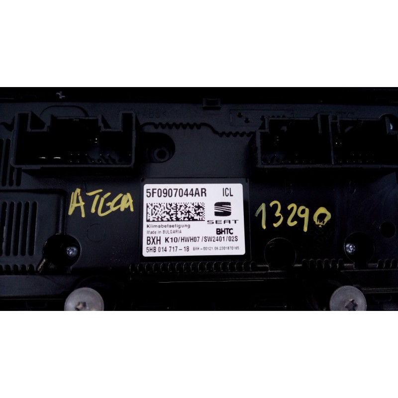 Recambio de mando climatizador para seat ateca (kh7, khp) 1.5 tsi referencia OEM IAM 5F0907044AR  