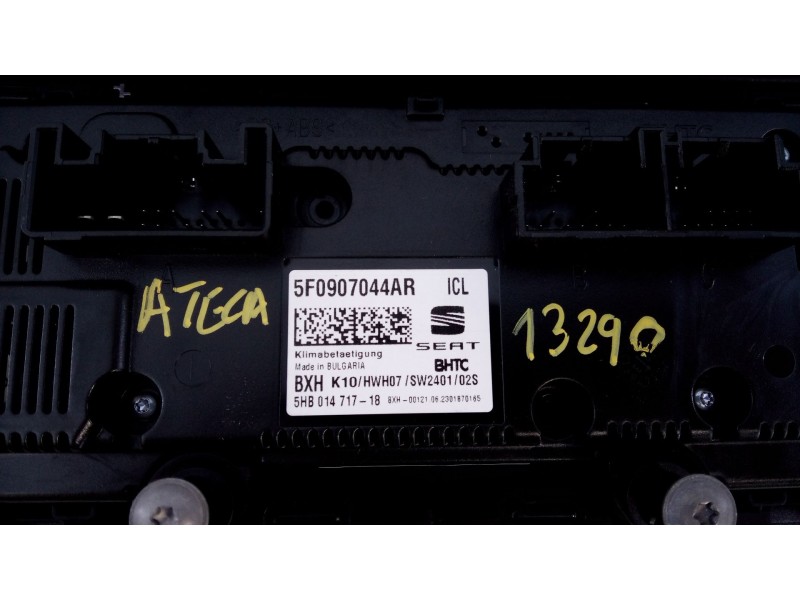 Recambio de mando climatizador para seat ateca (kh7, khp) 1.5 tsi referencia OEM IAM 5F0907044AR  