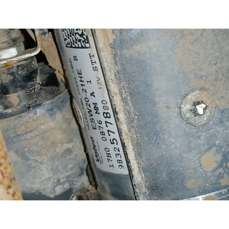 Recambio de motor arranque para peugeot rifter 1.5 bluehdi 130 referencia OEM IAM 983257880  