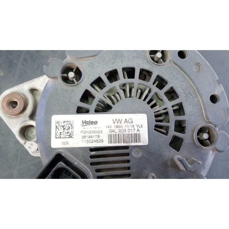 Recambio de alternador para audi q5 (8r) 2.0 16v tdi referencia OEM IAM 04L903017A 115024629 