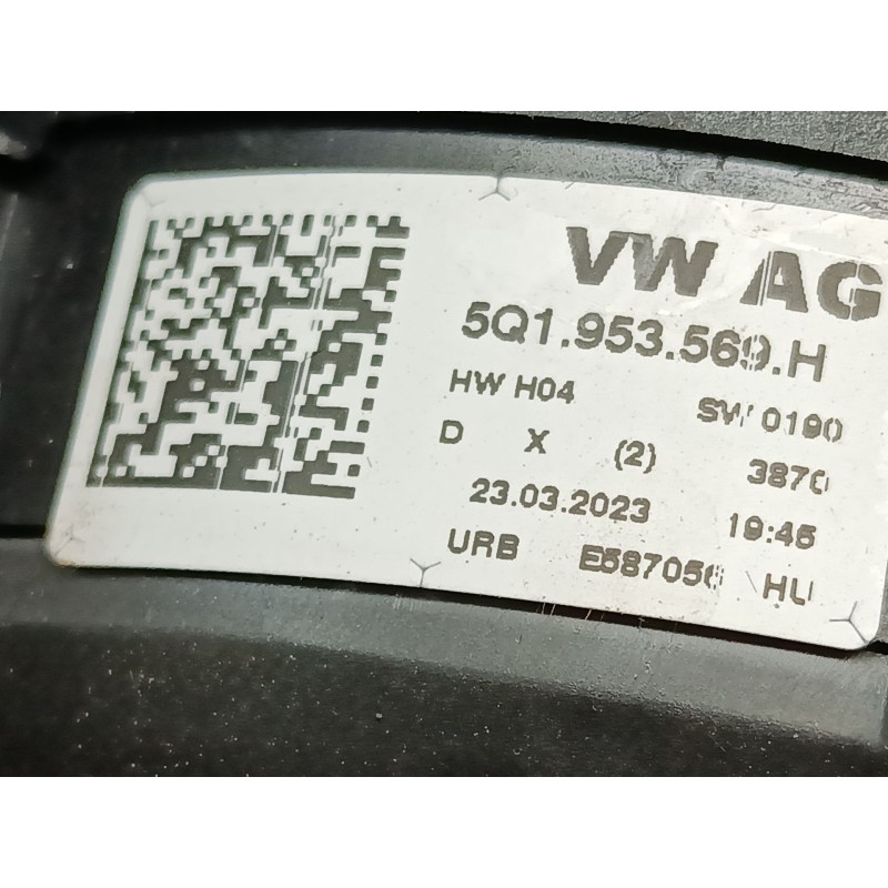 Recambio de anillo airbag para volkswagen tiguan (ad1, ax1) 2.0 tdi referencia OEM IAM 5Q1953569H  