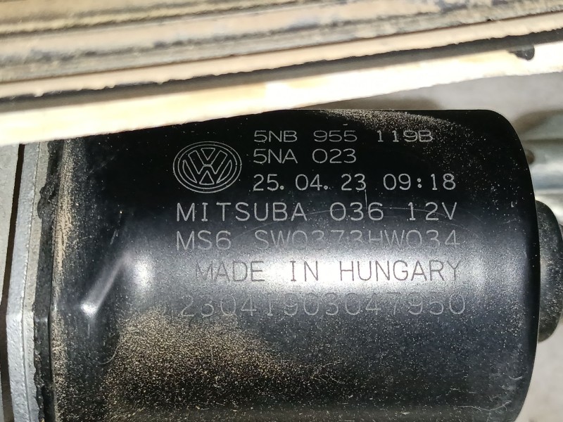 Recambio de motor limpia delantero para volkswagen tiguan (ad1, ax1) 2.0 tdi referencia OEM IAM 5NB955119B  
