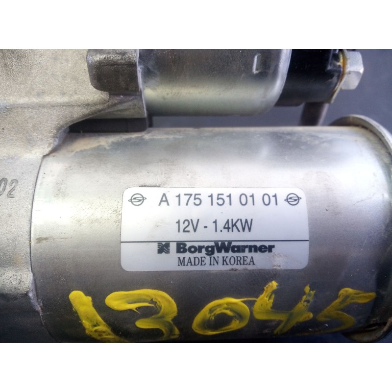 Recambio de motor arranque para ssangyong tivoli 1500 tgdi 135 cv / 99 kw referencia OEM IAM   
