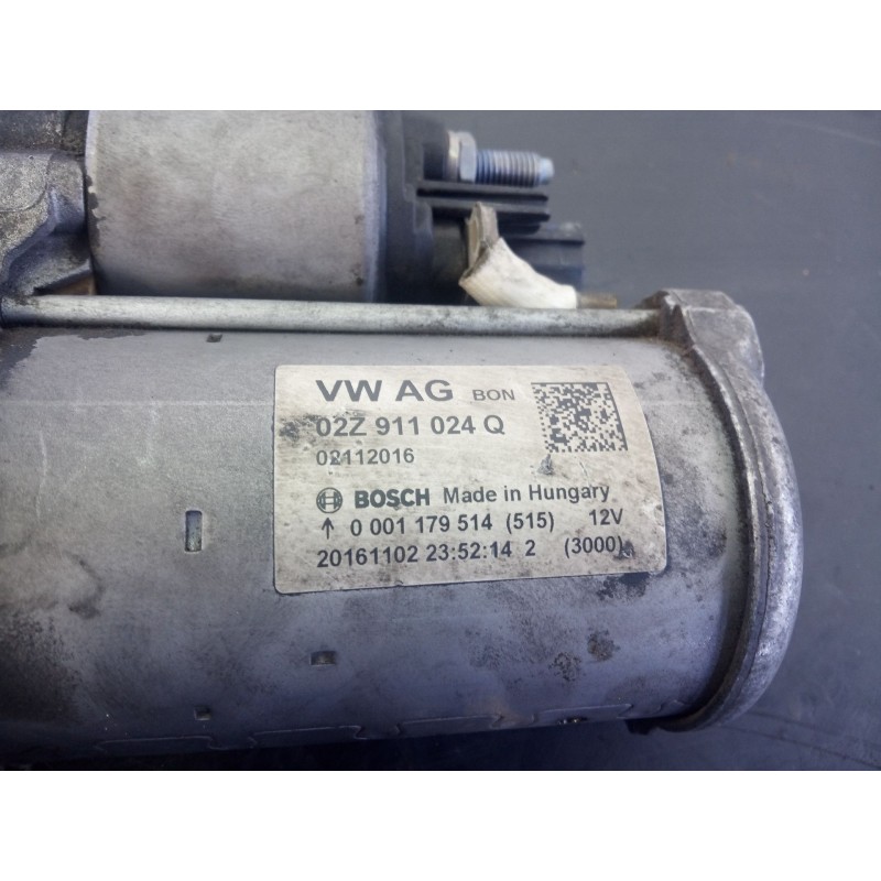 Recambio de motor arranque para audi q2 (gab) design edition referencia OEM IAM 0001179514  P3-B7-5-3