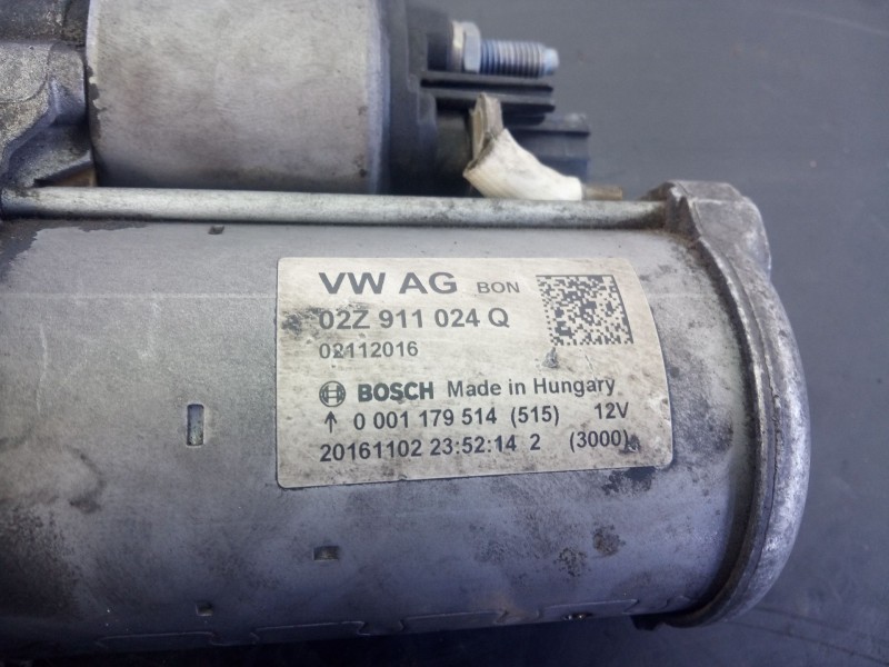 Recambio de motor arranque para audi q2 (gab) design edition referencia OEM IAM 0001179514  P3-B7-5-3
