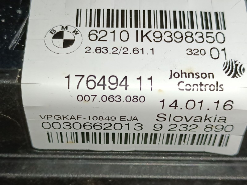 Recambio de cuadro instrumentos para bmw x4 (f26) xdrive 20 d referencia OEM IAM 17649411  