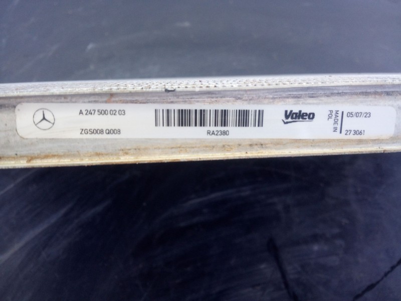 Recambio de radiador agua para mercedes-benz clase a (w177) a 200 d (177.012) referencia OEM IAM   