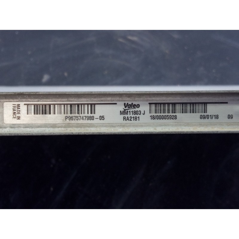 Recambio de radiador agua para peugeot 5008 ii (mc_, mj_, mr_, m4_) 1.5 bluehdi 130 (mcyhzj, mcyhzr, mcyhzx) referencia OEM IAM 