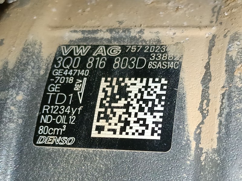 Recambio de compresor aire acondicionado para audi q3 sportback (f3n) 35 tdi referencia OEM IAM   