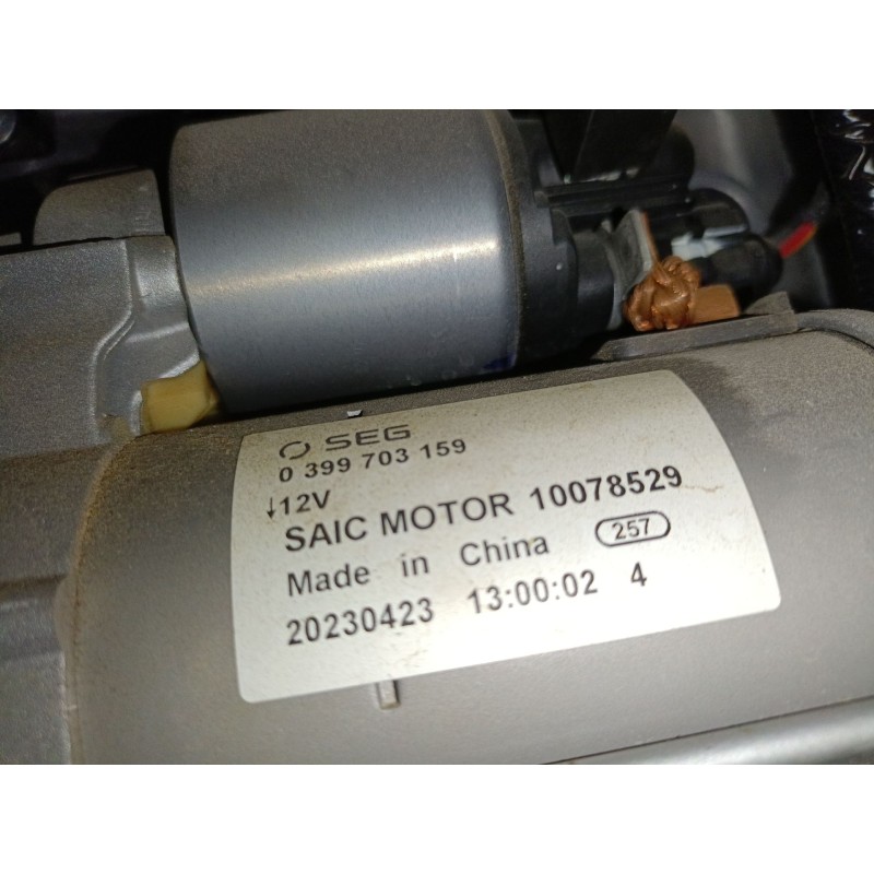 Recambio de motor arranque para mg mg hs (as23) 1.5 t (sas23) referencia OEM IAM 20230423 0399703159 