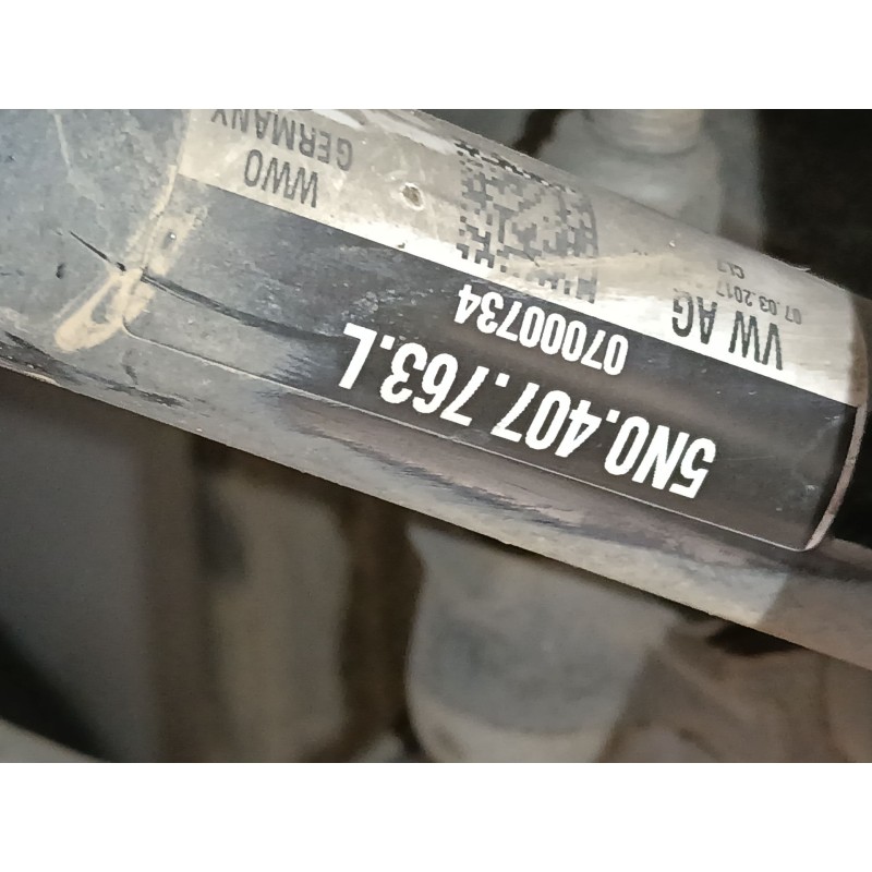 Recambio de transmision delantera izquierda para audi q3 (8ub, 8ug) 2.0 tdi quattro referencia OEM IAM 5N0407763L  