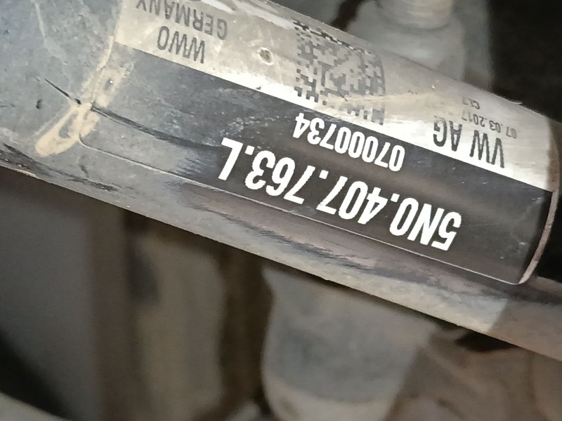 Recambio de transmision delantera izquierda para audi q3 (8ub, 8ug) 2.0 tdi quattro referencia OEM IAM 5N0407763L  