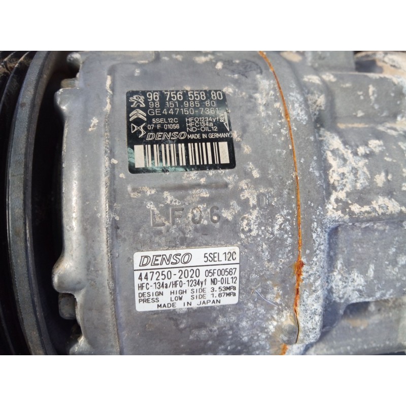 Recambio de compresor aire acondicionado para peugeot 2008 i (cu_) 1.5 bluehdi 100 referencia OEM IAM   