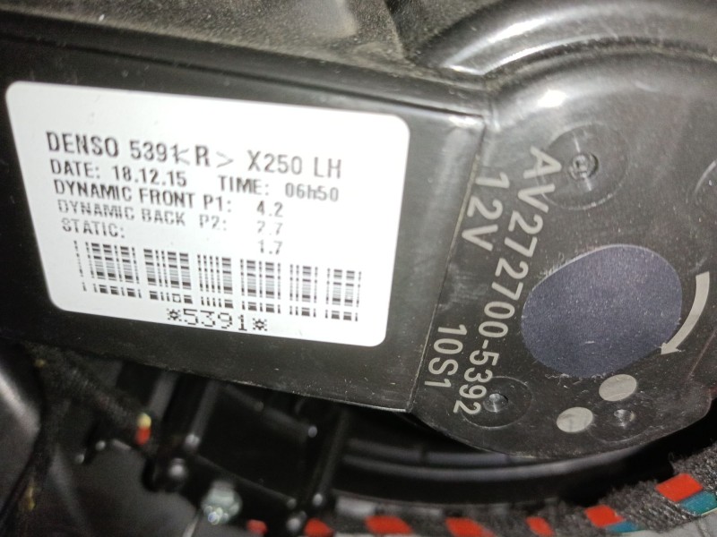 Recambio de ventilador calefaccion para jaguar xj (x351) 3.0 sdv6 referencia OEM IAM AV2727005392  