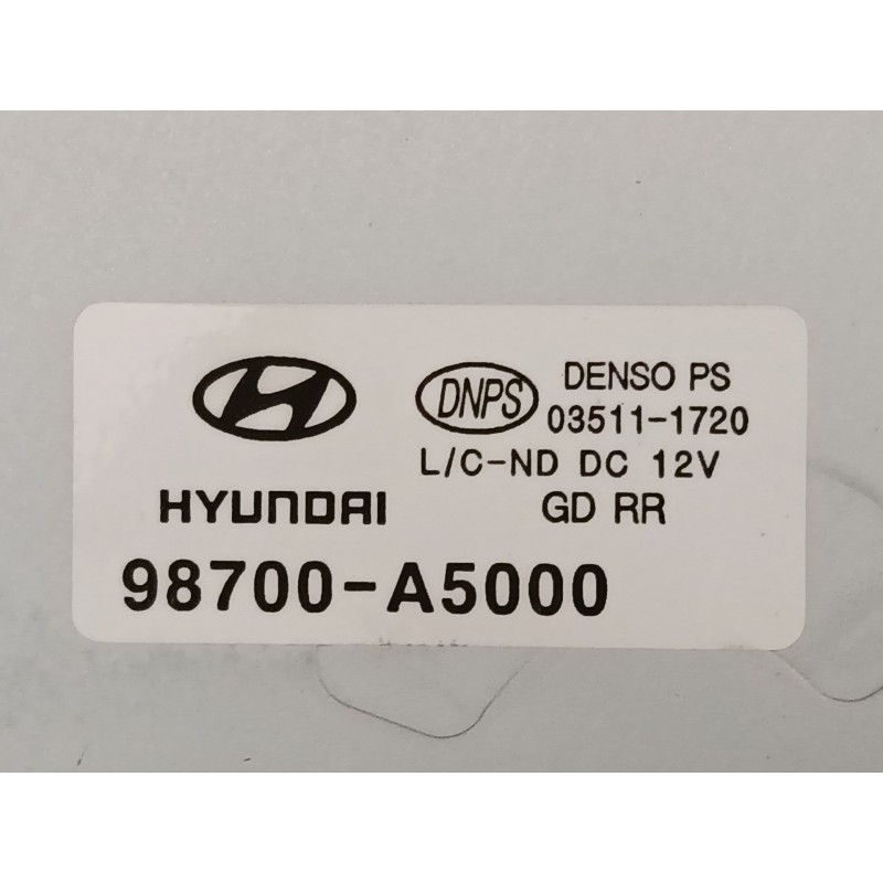 Recambio de motor limpia trasero para hyundai i30 (gd) 1.6 crdi referencia OEM IAM 98700A5000  