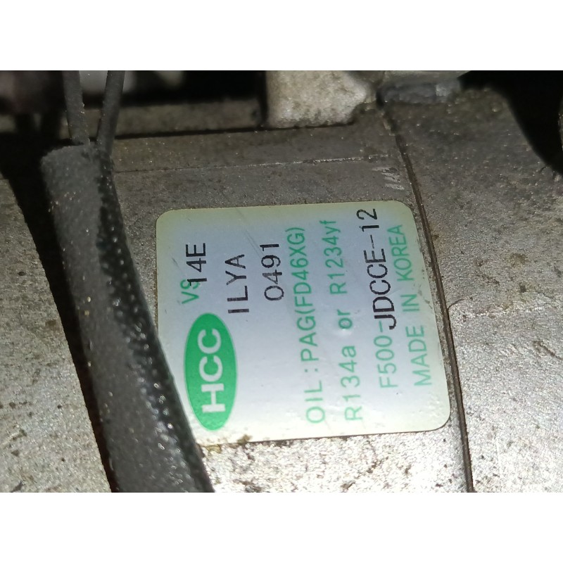 Recambio de compresor aire acondicionado para hyundai i30 (gd) 1.6 crdi referencia OEM IAM F500JDCCE11  