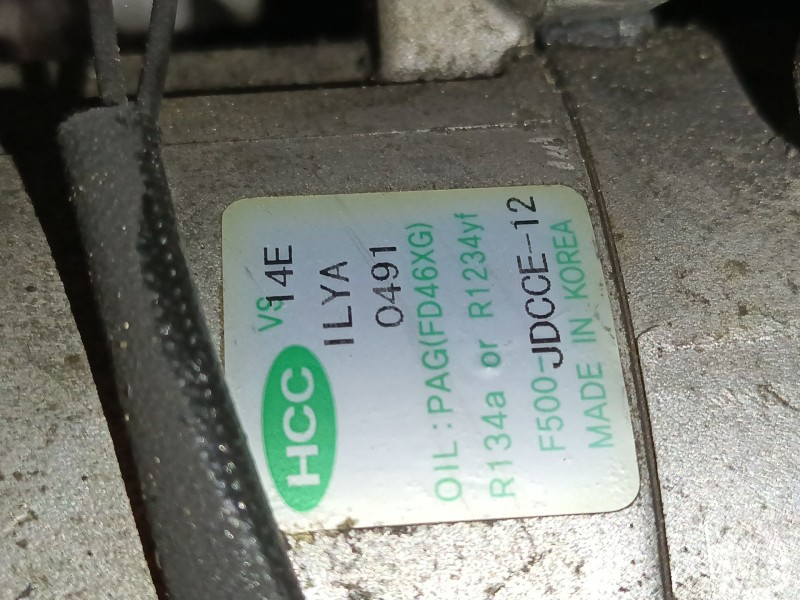 Recambio de compresor aire acondicionado para hyundai i30 (gd) 1.6 crdi referencia OEM IAM F500JDCCE11  
